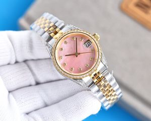 Luxe Ladies Automatic Watches Ceramicsフルステンレススチールスーパーラミナス防水リロジェスDeLujo Para Para Hombre Sapphire Glass Watch 36mm Best Quality