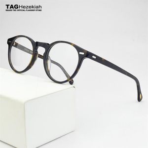 Brand Round Optical Glasses Frame Women Eye Frames For Men Computer Myopia Eyeglasses Mens Spectacles Nerd Ov5186 Fashion Sunglass270e