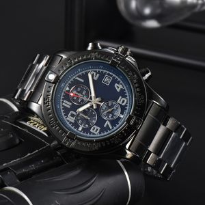 デザイナーの男性は、新しいクォーツムーブメントウォッチ高品質の豪華な時計多機能クロノグラフモントレ時計無料配送B858を見る