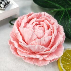 HC0209 PRZY Stampo in silicone Stampi per fiori di peonia Fiori di peonia Stampi per sapone Stampi per candele Bouquet Creazione di argilla Resina Gomma 210225320F