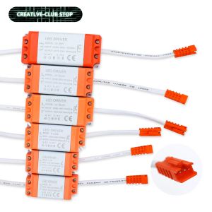 Unidade de fonte de alimentação de led, cores duplas, 300ma, ac 220v, 1-3w, 5-7w, 8-12w, 12-18w, 18-25w, 25-36w, transformador de iluminação, driver de lâmpada