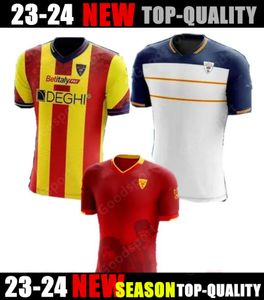 23 24 U.S. Lecce Soccer Jerseys 2023 Dorgu Almqvist Krstovic Staefezza Rafia Footbale Shird Baschirotto Joan Gonzalez Wladimiro Falcone Marin Pongracic Remi Oudin