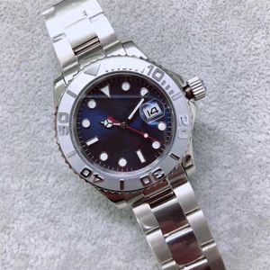 Męski projektant rolx ze stali nierdzewnej automatyczny zegarek mechaniczny Yatchmaster Men jakość 40 mm niebieska tarcza 116622 Zapięcie Sapphire Glass WRI218V x