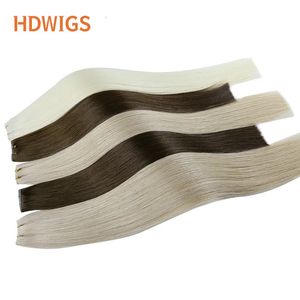 Lace s Straight Virgin Human Hair Bundles Unverarbeitetes Raw Weave Genius Handmade Extesion Double Drawn Natural Color 230928