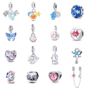 925 sterling silver charms for jewelry making for women beads Cute Pet Cat Pendant