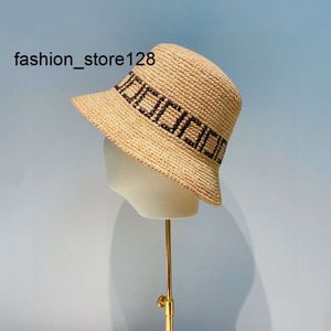 Bom Lafite Straw Hat Mulheres Designer Casquette New Raffia Beach Bucket Hat Caps Chapéus Mens Verão Protetor Solar Womens Fisherman Hat Nice D226291F