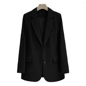 Women's Suits Loose Fit Blazers Long Sleeve Single-breasted Blazer Classic Coat Suit Jacket Female Chic Outwear Outfits Veste Femme