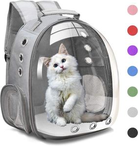 Cat Carriers Backpack Carrier Space Pet Breathable Portable Transparent Carrying Bag For Small Medium Dogs Cats
