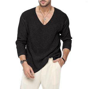 Maglioni da uomo Moda uomo Casual lavorato a maglia in lana con scollo a V manica lunga giacca maglione pullover hip-hop stampa 3D