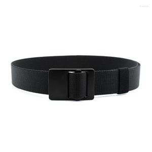 Belts Men's High Quality 120cm Thick Elastic Nylon Band Zinc Alloy Buckle Waistbands Apparel Accessories