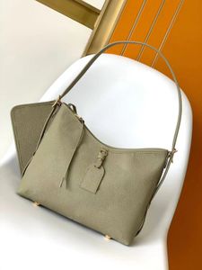 2023 CARRYALL PM Designer torebki MM torby 2PCS Torba na ramię z zamek z wypijanką Druku Ludie Bagsy M46672