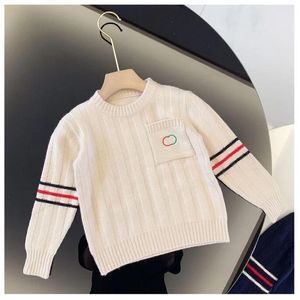 Bebê meninos designer malhas topos crianças suéteres clássicos outono inverno camisolas crianças camisola jumper roupas unisex 01