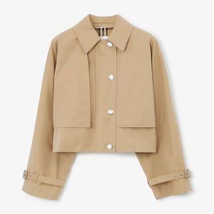 디자이너 고품질 고급 여성 재킷 짧은 트렌치 디자이너 여성 윈드 브레이커 재킷 코트 아웃복 여성 가을 ​​겨울 탑 사이즈 S-L
