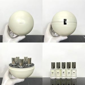 JM London Parfym Ball Collection Fragrance Set 9ml*5st Christmas Cologne Collection Coffret de Colognes toppkvalitet långvarig parfym för dam snabb frakt