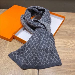 Conjunto de cachecol de alta qualidade para homens mulheres inverno lã moda designer cashmere xale anel luxo xadrez verificação sciarpe echarpe homme siz243n