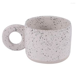 Mugs 280Ml Ring Handle Ceramic Mug Candy Color Milk Coffee Cup Office Home Drinkware Breakfast Handgrip Cups