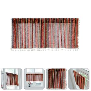 Duschgardiner Delikat Tassel Half Curtain Window Short Blackout för Home171C