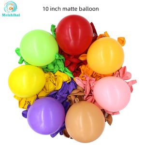 100pcs/lot balon düğün dekorasyonu 10 inç şeffaf renkli doğum günü partisi balonlar kemer bebek duşu cadılar bayramı dekorasyonlar 2741