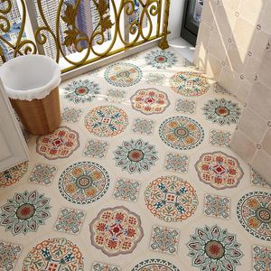 Tapeter Köksgolvet efter vattentät badrum tapeter dekorera keramiska plattor slitstimulerande klistermärken dekoration