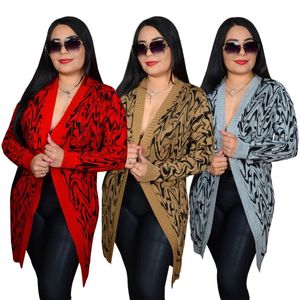 Designer de luxo feminino outono/inverno chique commuter magro malha cardigan camisola jaqueta