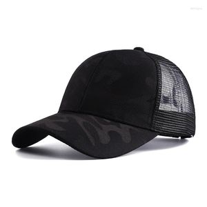 Berretti da baseball Moda Camouflage Mesh Berretto da baseball Kpop Running Sport Cappelli da sole regolabili per le donne Gorras Para Mujer Casquette