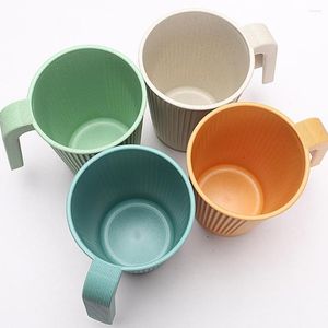Tumblers Unbreakable Drinking Cup With Handle Durable Cups Handles For Picnics Camping Everyday Use Easy To Dishwasher