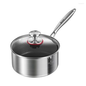 Pans Japanese Style Snow Pan Non-stick 316 Stainless Steel Instant Noodles Boiling Milk Pot Auxiliary Food Frying