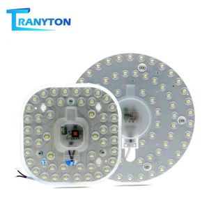 Painel downlight ac220v 12w 18 24 36 2835 smd alto brilho led módulo fonte de iluminação para lâmpadas de teto interior downlights294w