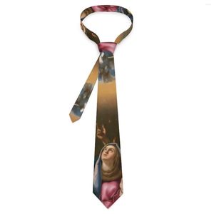 Fliegen Jungfrau Maria Krawatte Pfingsten Freizeit Hals elegant für männliche benutzerdefinierte Kragen Krawatte Geburtstagsgeschenk