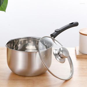 Pannor Rostfritt stål Non Stick Pan Home Multifunktion Pot Baby Complementary Food Liten Milk Frying For Kitchen Cookware