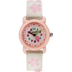 JNEW Brand Quartz Childrens Watch Loverly Cartoon Boys Girls Students Watches Comfortable Silicone Strap Candy Colour Wristwatches231J