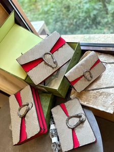 Роскошная модная сумка, дизайнерская классическая сумка на плечо, сумка с цепочкой и ремешком, сумка нескольких размеров, подарочная коробка, упаковка