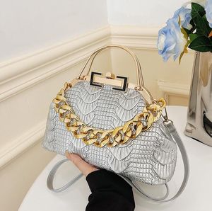 Factory wholesale shoulder bags 8 elegant color solid color leather handbag super chain decoration fashion mobile phone coin purse women dinner bag 76088#