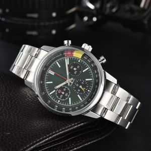 Designer Men Watch New Quartz Movement Watches High Quality Luxury Watch Multi-function Chronograph Montre Clocks Free Shipping B818