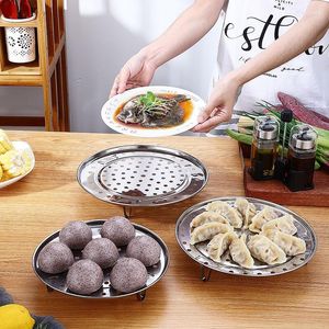Double Boilers Multifunctional Steaming Rack For Stuffed Bun Food Stainless Steel Steamer Tray Stand Utensilios De Cocina