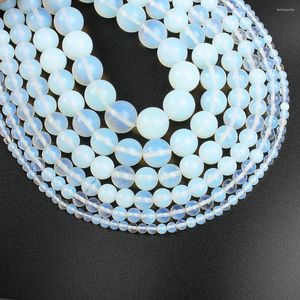Beads Natural Gemstones Opal Round Loose Men And Women Jewelry Making DIY Necklace Bracelet Accessories