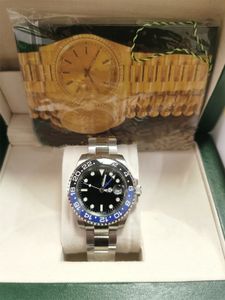 With original box Men's Watch GMT II--126710 40mm Ceramic Watch Ring Luxury Men's Mechanical Automatic Movement 2813 Wrist Watch 2024