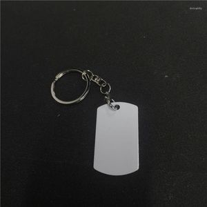 Chaveiros Sublimação Em Branco Alumínio Dog Tags Materiais 50 pçs/lote