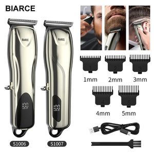 Clippers Trimmers Electric Hair Clipper for Men LCD PRODELESS Cutting Maszyna ładowna Man Shaver Trimmer Barber Techical Broda 230928