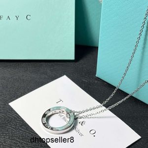 Top versilberte Anhänger-Halskette, hochwertige Herz-Buchstaben-Ketten-Halskette, Sommer-Mode, neue Schmuck-Halskette, Jugend-Stil, Accessoires, Geschenk, Schmuck, Großhandel