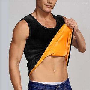 Canotte da uomo 2023 Uomo Inverno Biancheria intima termica Gilet senza maniche Invisibile Thermo Warmer Uomo caldo Comodo O-Collo