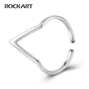 Pure Silver OL Ring Simple Geometric Open Adjustable Triangle Rings For Women Fine Jewellery Cool Gift Fashion Jewel253a