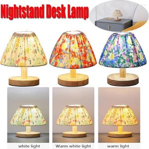 Bordslampor NightStand Desk Lamp 3 Färger Stepless Dimning Bedroom Dekorativ sänggåva för vardagsrum barn vuxna