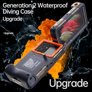 iPhone 15 Waterproof Case Underwater Diving Phone Case for iPhone 15 14 13 12 11 Pro Max and Samsung Galaxy Note Ultra Plus Professional 15m/50ft