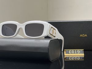 Fashion Classic Designer Solglasögon för män Kvinnor Solglasögon lyxiga polariserade pilot överdimensionerade solglasögon UV400 Eyewear PC Frame Polaroid Lens S6019