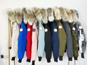 Piumino di design da uomo di alta qualità Cappotti invernali caldi cappotti d'oca Casual Lettera Ricamo Moda invernale all'aperto Per coppie maschili 01 Chilliwackb Parka A08