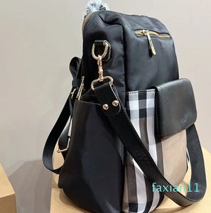 Designer mochila saco clássico xadrez mochilas mulheres corssbody ombro bookbag homens back pack mulher tote bolsas bolsas de couro removível alça larga