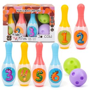 Palloncini per feste 2023 Set da bowling Giocattoli educativi per bambini Piccoli Numero di animali Apprendimento Giochi sportivi all'aperto per interni per regalo per bambini 230928