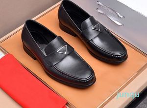 Neu hochwertige Herrenschuhe aus echtem Leder, schwarze Hochzeitsschuhe, Größe 38–45, schwarzes Leder, weiche italienische Herren-Luxus-Designer-Kleiderschuhe