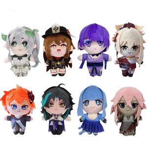 Plush Dolls 23cm Genshin Impact Project Cartoons Anime Game Character Stuffed Plush Doll Birthday GiftsToys For Kids 230928